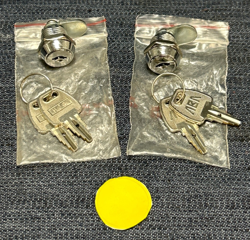 ABA REPLACEMENT LOCK W/TWO KEYS H05   LOT  OF 2 SETS