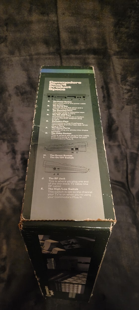 COMPLETE Vintage Commodore Plus 4 Computer With Box & Accessories
