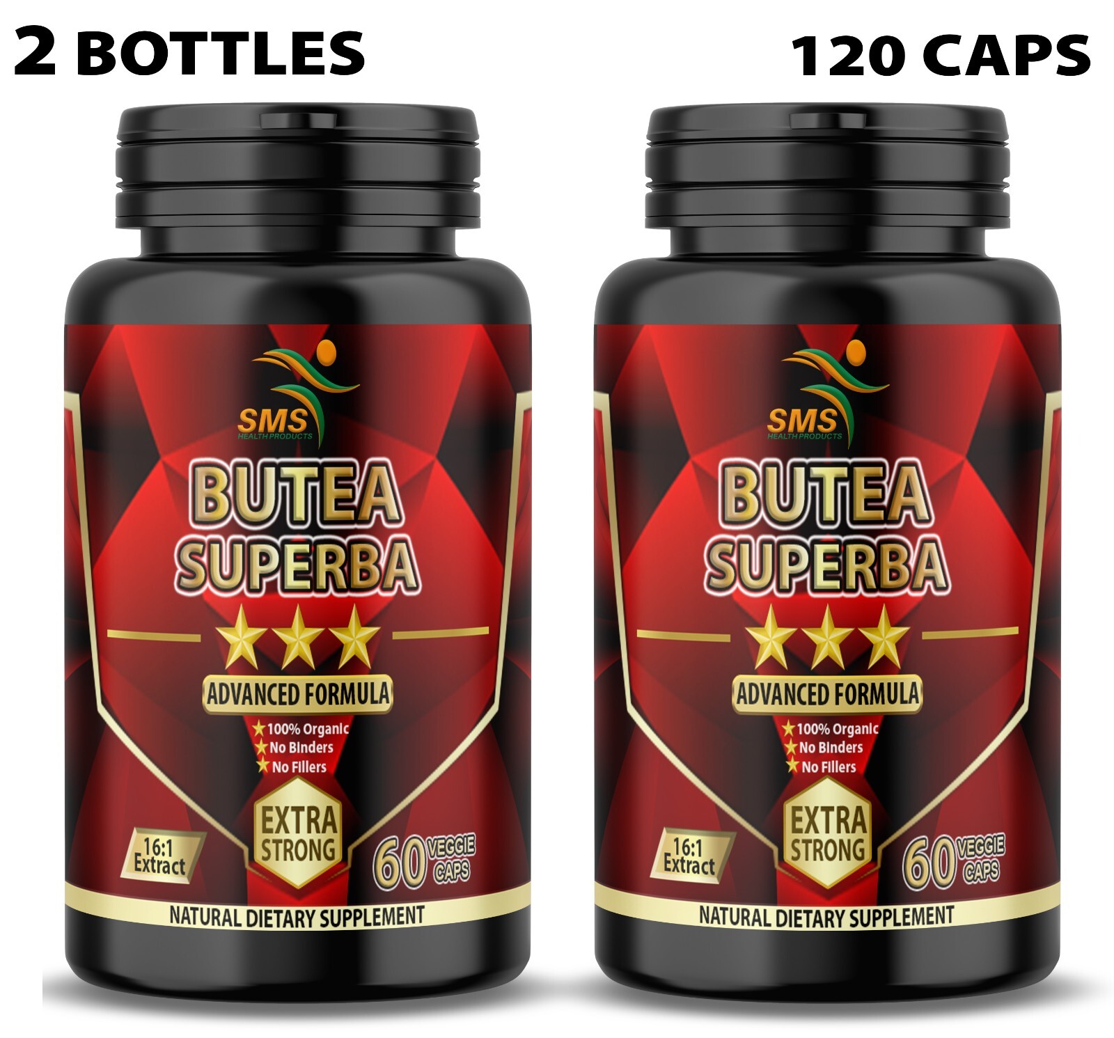 Butea Superba Pills Red Kwao Krua 1000mg DAILY Mens Health ORGANIC 120 CAPS