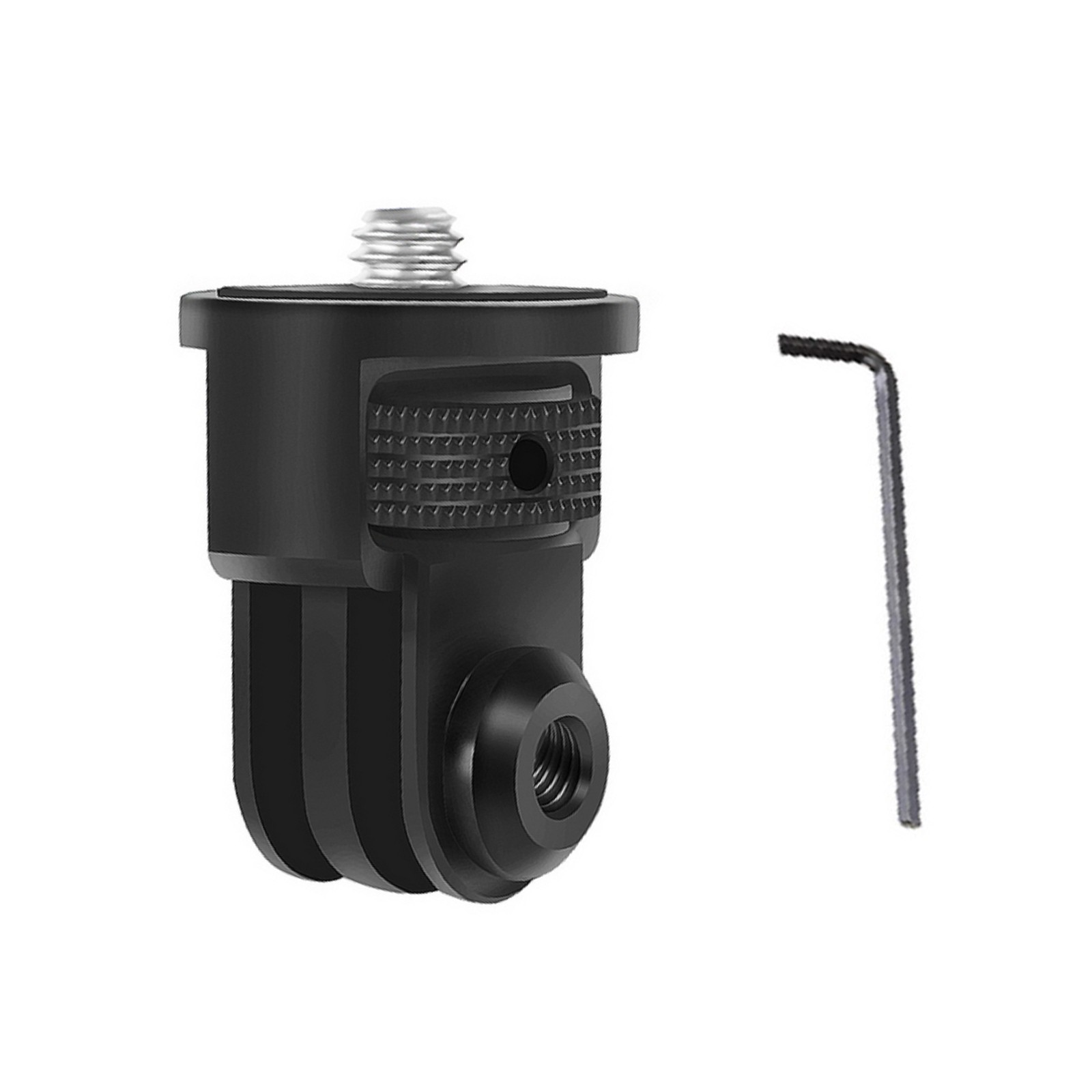 Universal 360 Swivel 1/4" Screw Converter Mini Tripod Mount Adapter For Gopro h