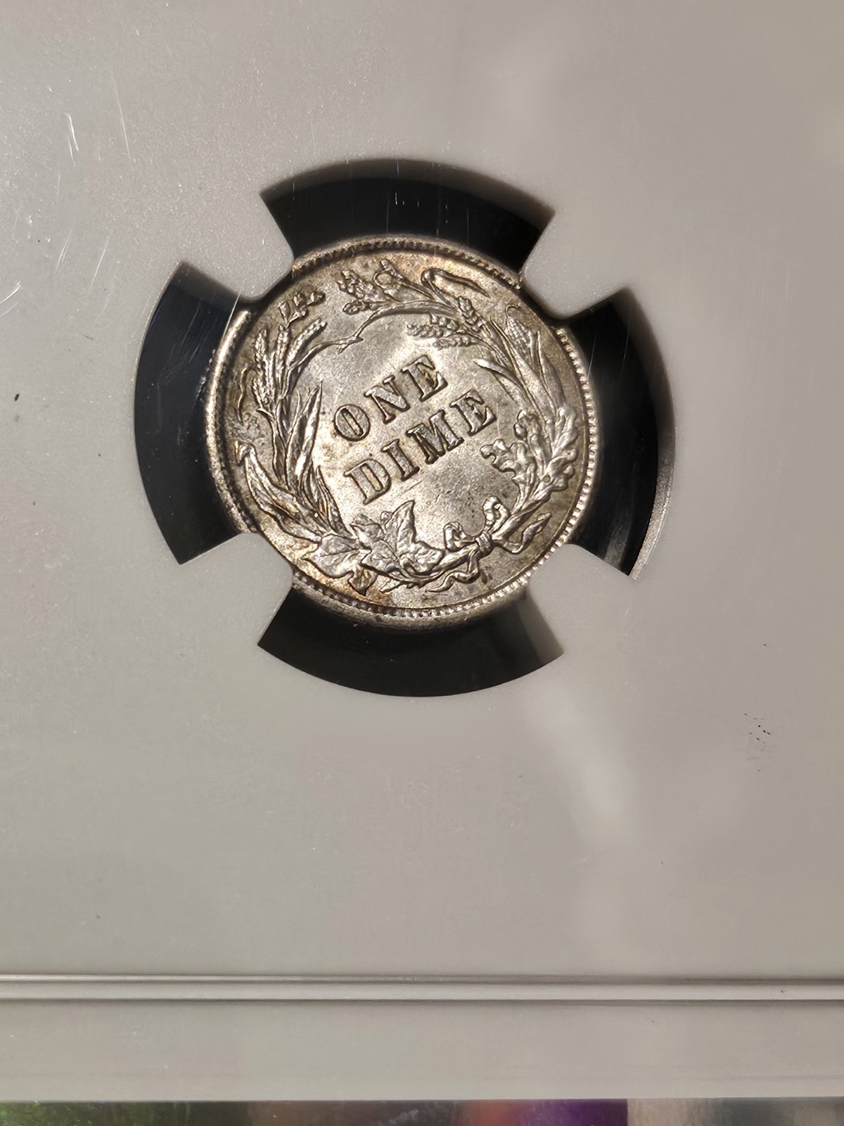 1907 Barber Dime 10c MS61 Silver