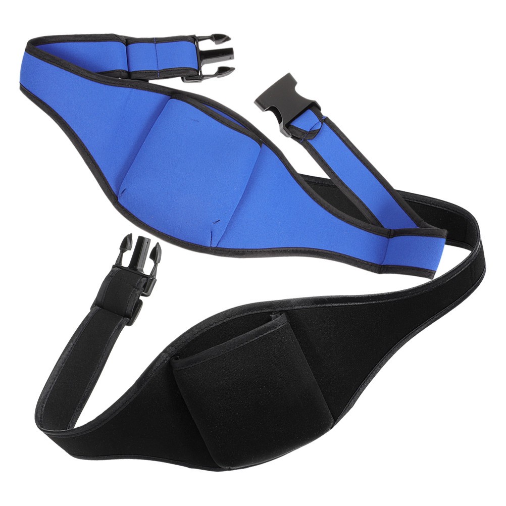 2 Pcs Adjustable Belt Waistband Bag Mic Carrier Fitness