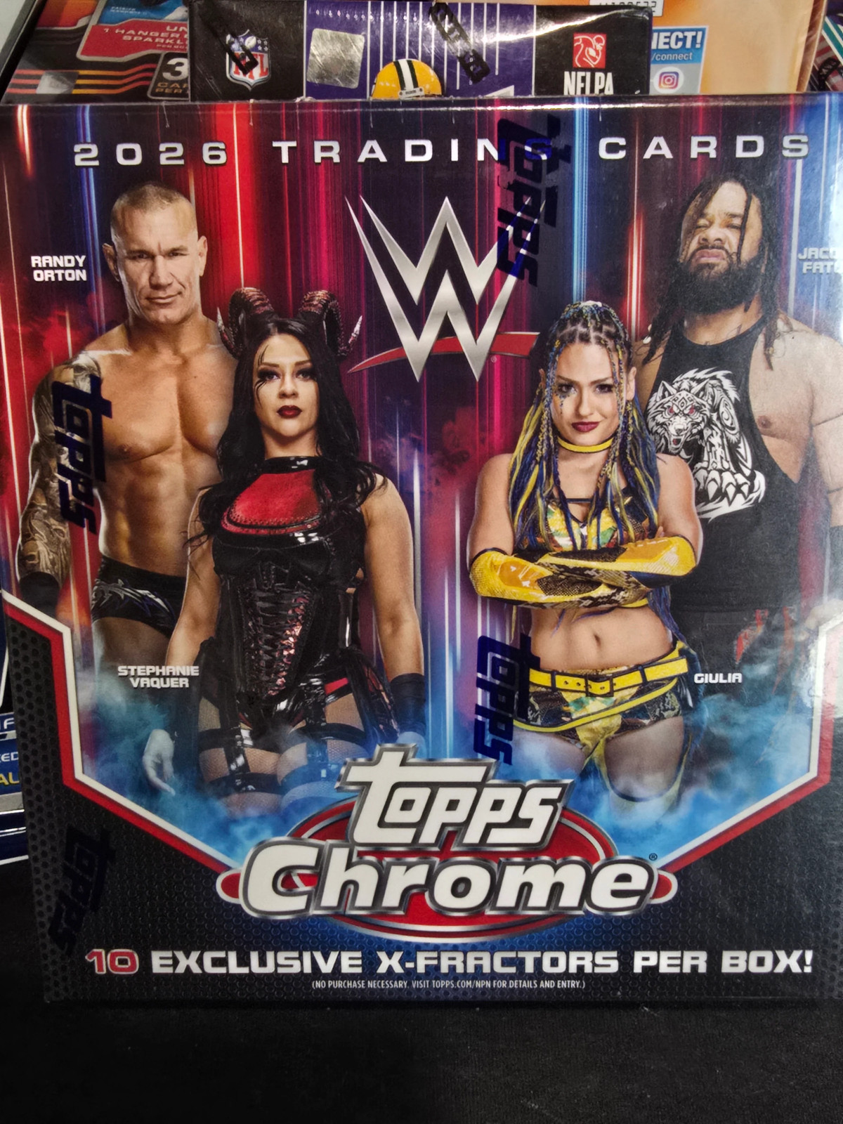 2026 WWE Topps Chrome Wrestling Mega Box Raw