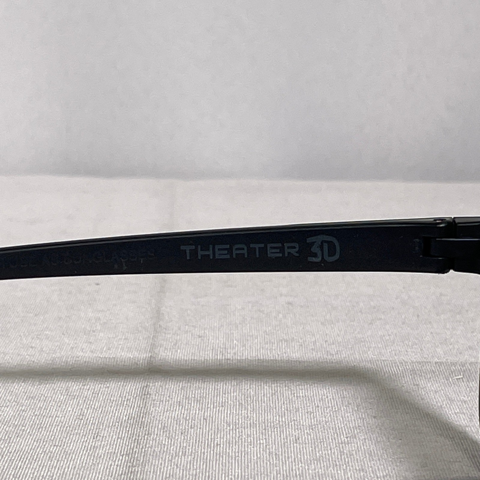 Vizio Theater 3D Glasses Black Passive Circular Polarized Rectangular Frame NEW