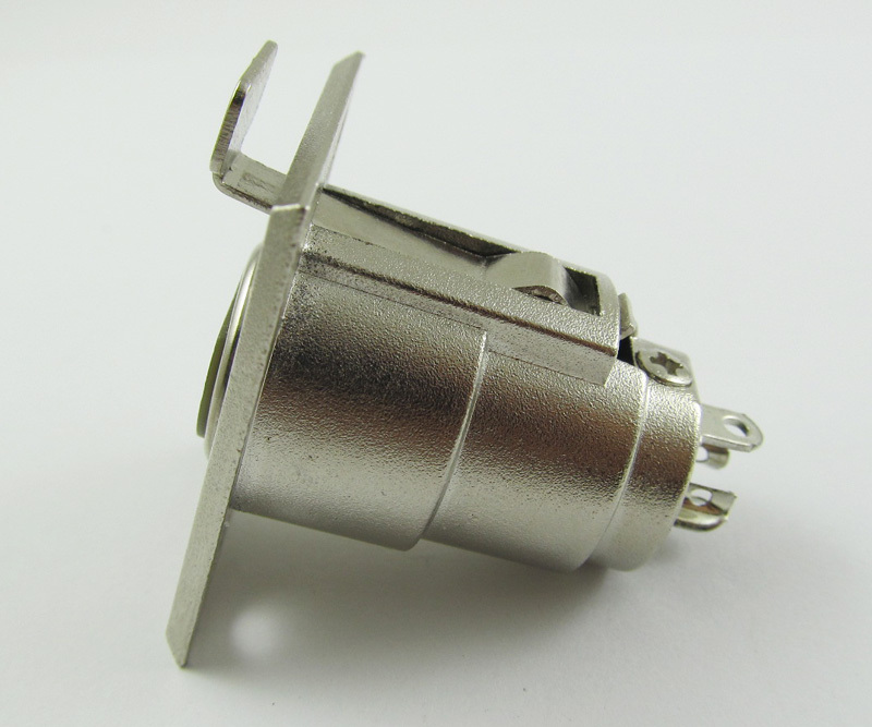 1pc Metal XLR 3Pin Female Panel Chassis Mount Socket Audio Microphone Connector