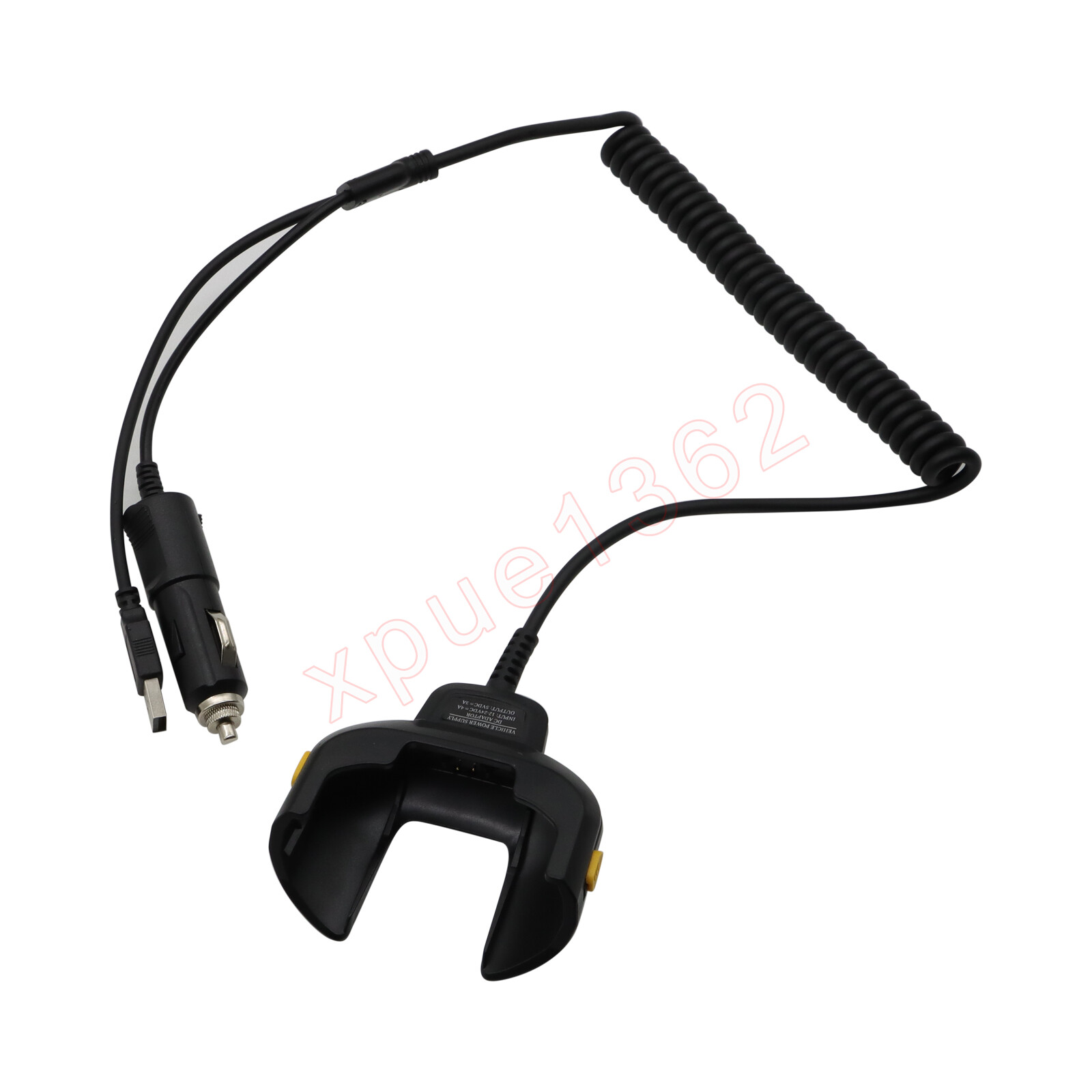 USB & Vehicle Charger Cable For Zebra TC75 Android 4G Mobile Computer Scanner