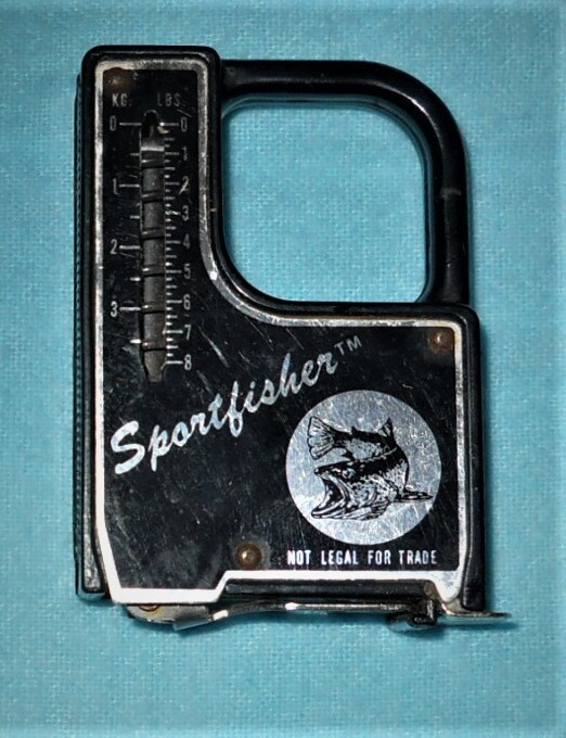 Vintage Sportfisher Fish Scale and Tape Measure