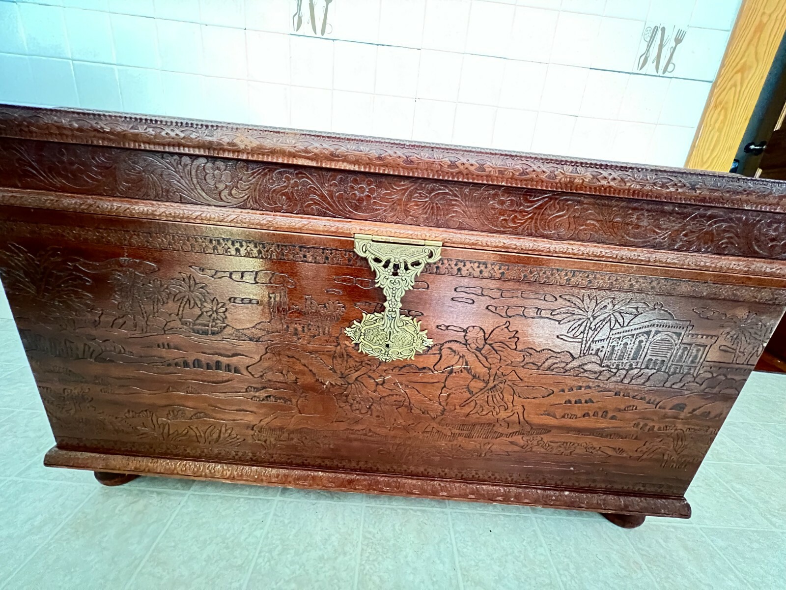 wood trunks chests