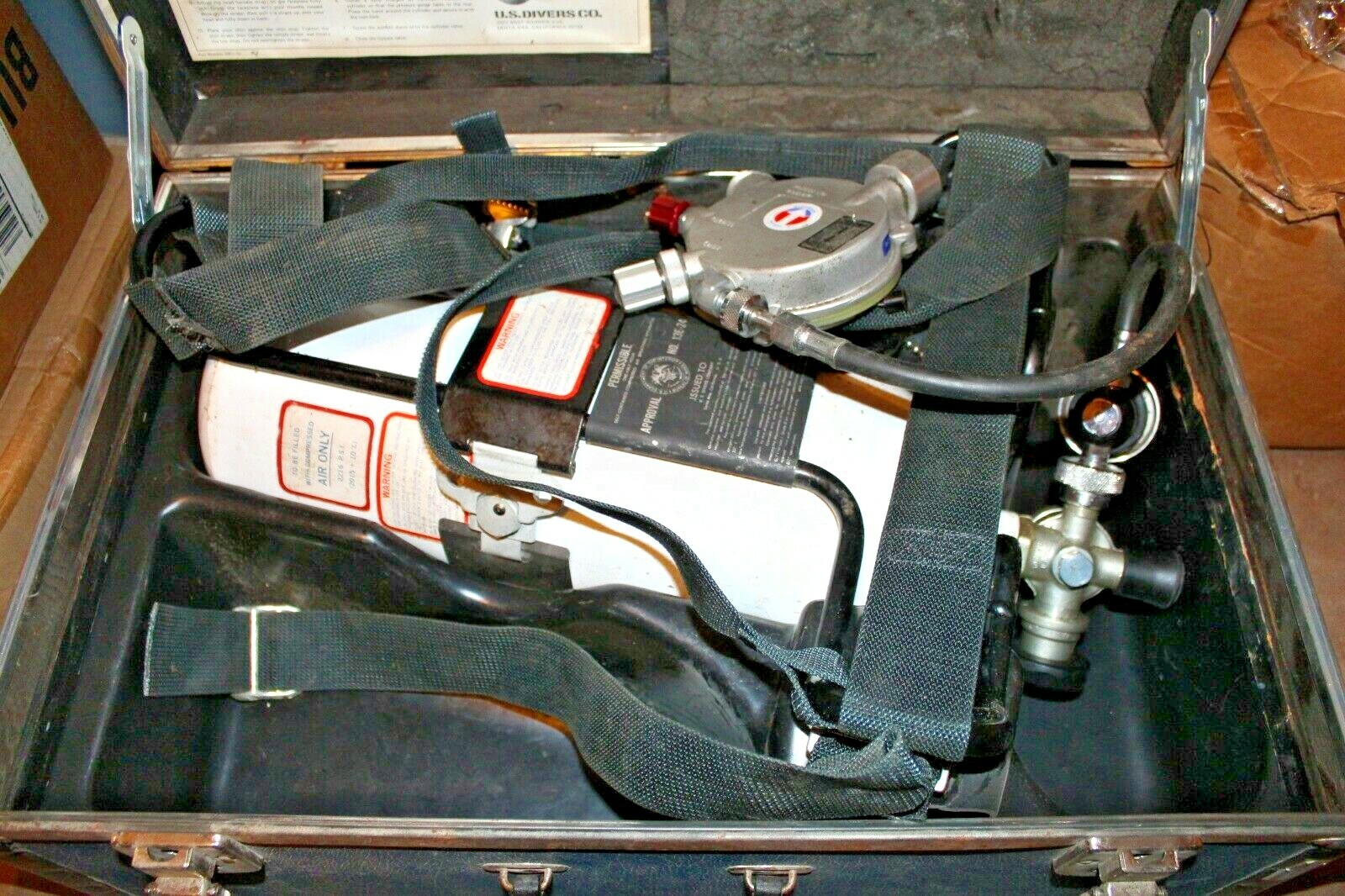Scuba SurvivAir One-Half Hour Self Contained Compressed Air Breathing Apparatus
