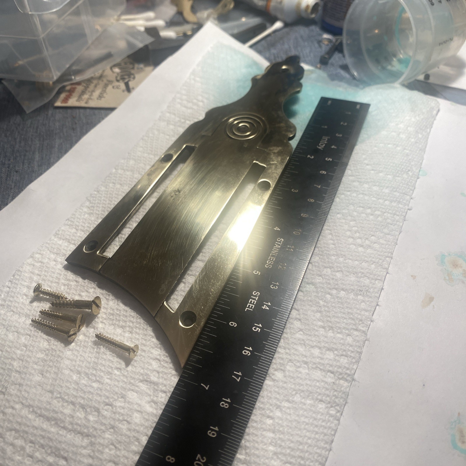 Patchbox And Screws Nice And Heavy