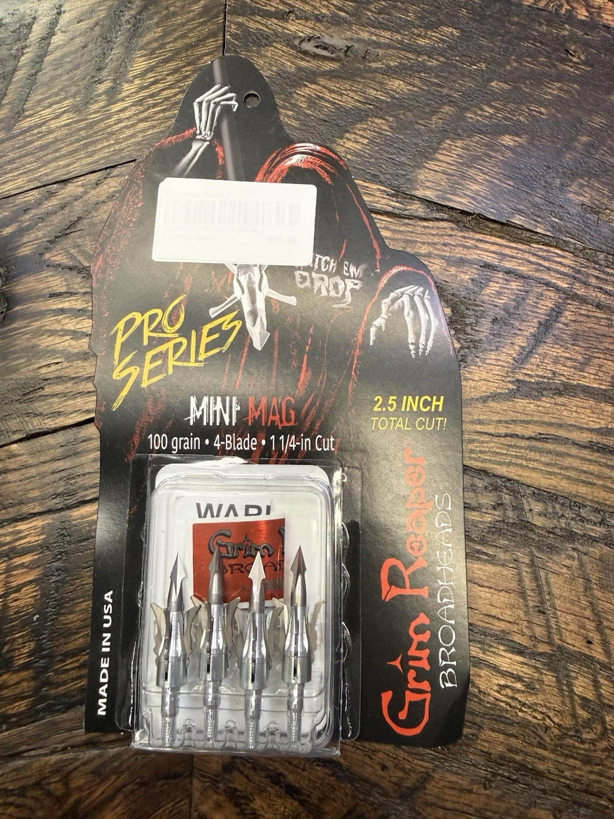 Grim Reaper Carni-Four Mechanical Broadhead 100 Grain 4 Pack