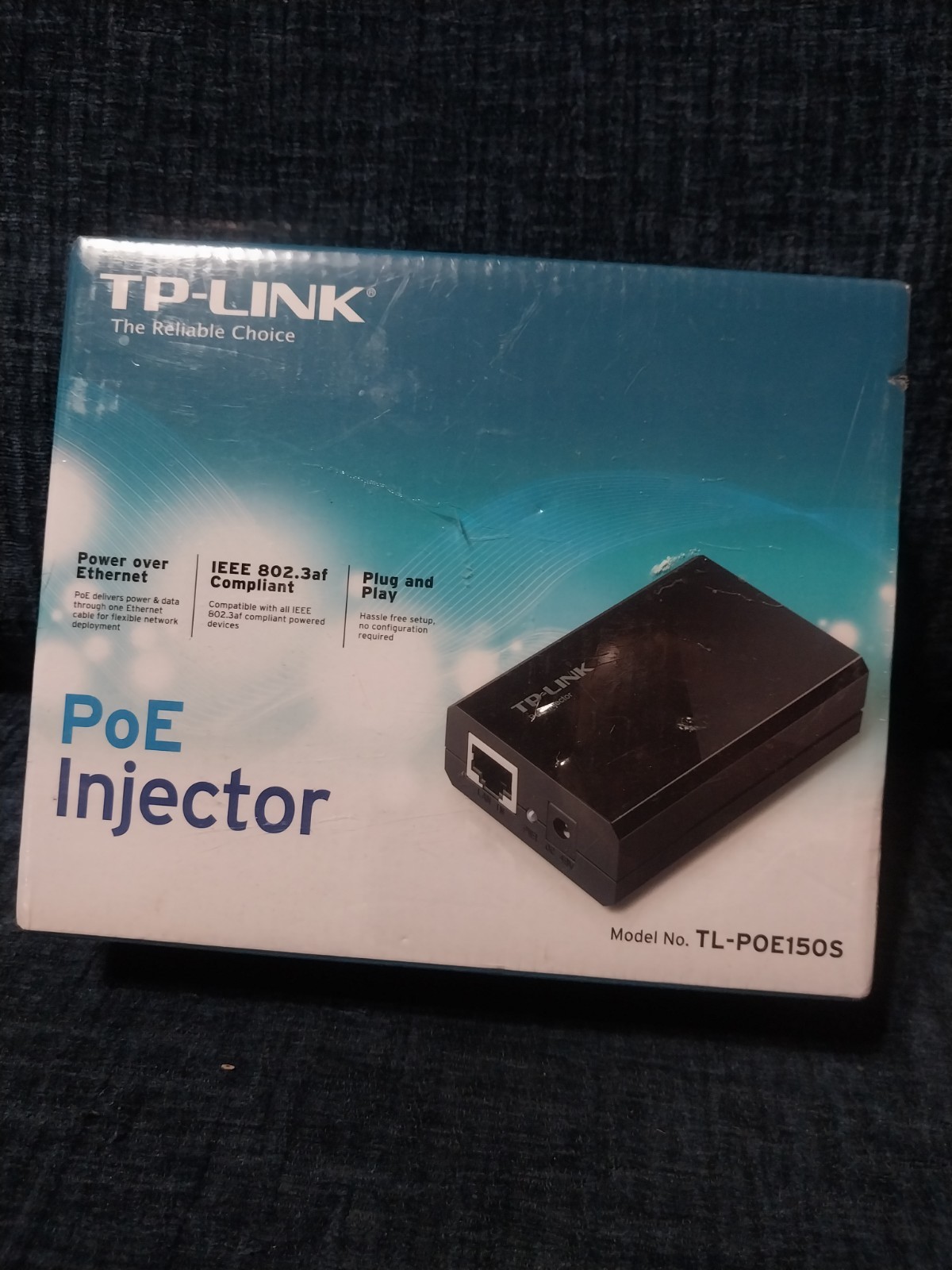 TP-link Gigabit PoE Injector TL-POE150S - New - Convert Non PoE To PoE