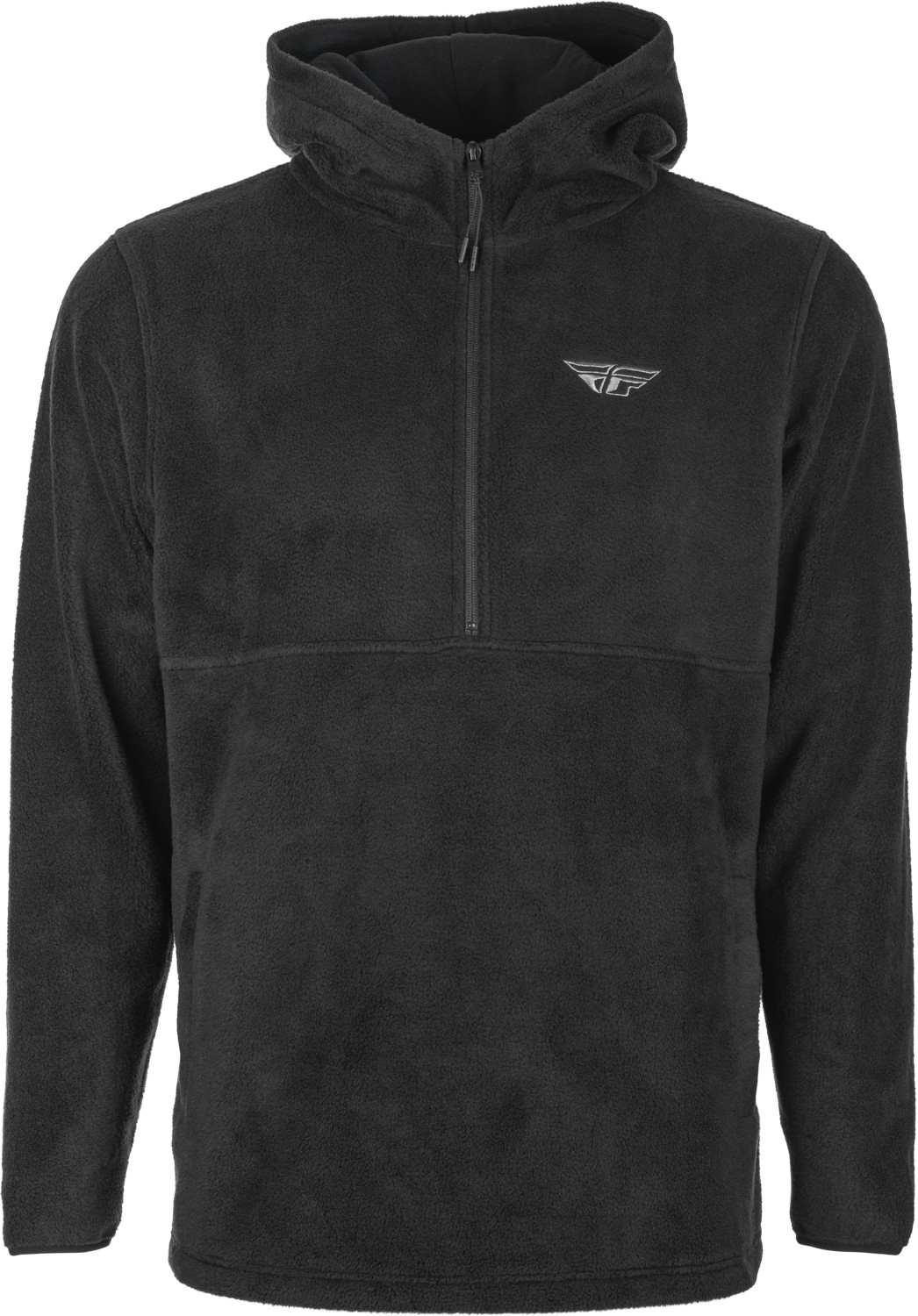 Fly Half Zip Pullover Hoodie Black 2x