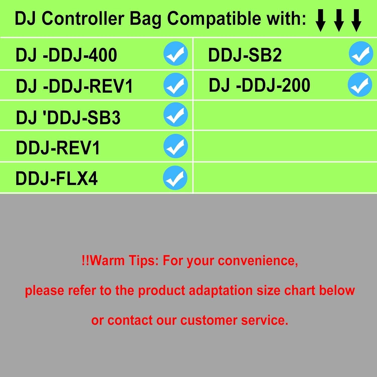 DJ Controller Case Compatible with DDJ / DDJ 400 / / SB3 | DJ Controller Bag ...