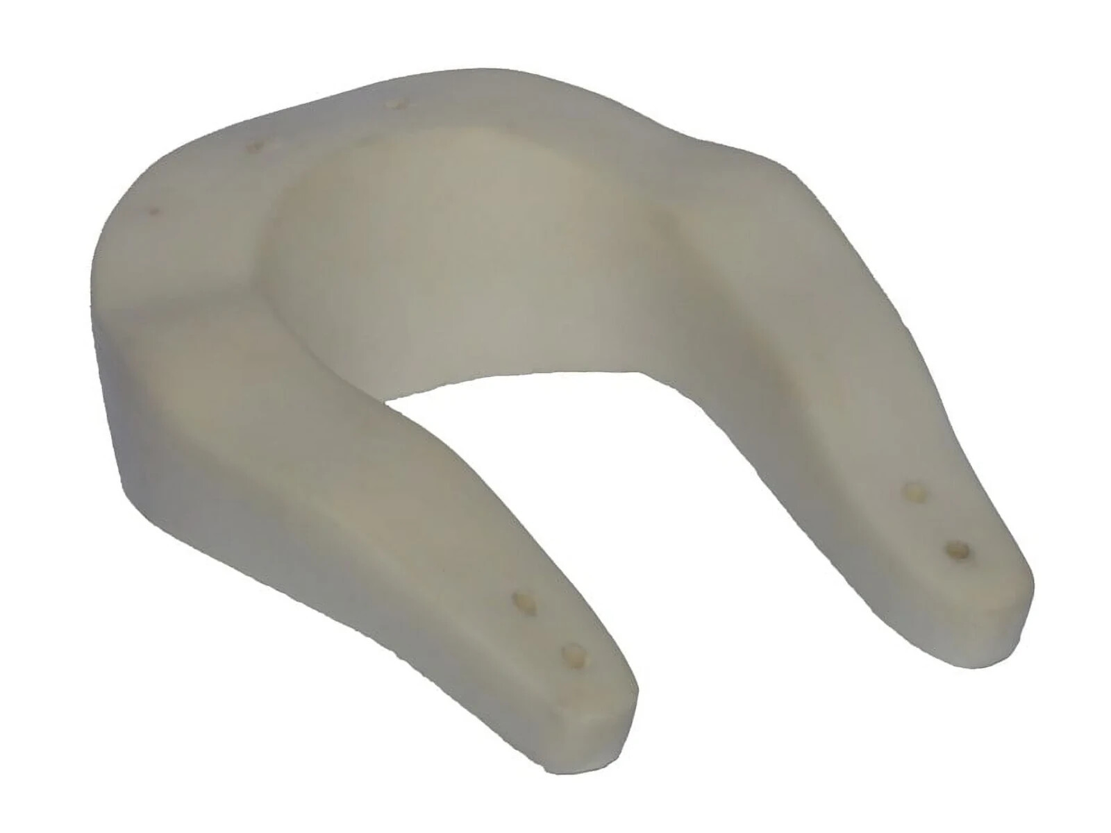 3 Inch Neck Collar / White Neck Roll with Tie Down Option by Model Mugging