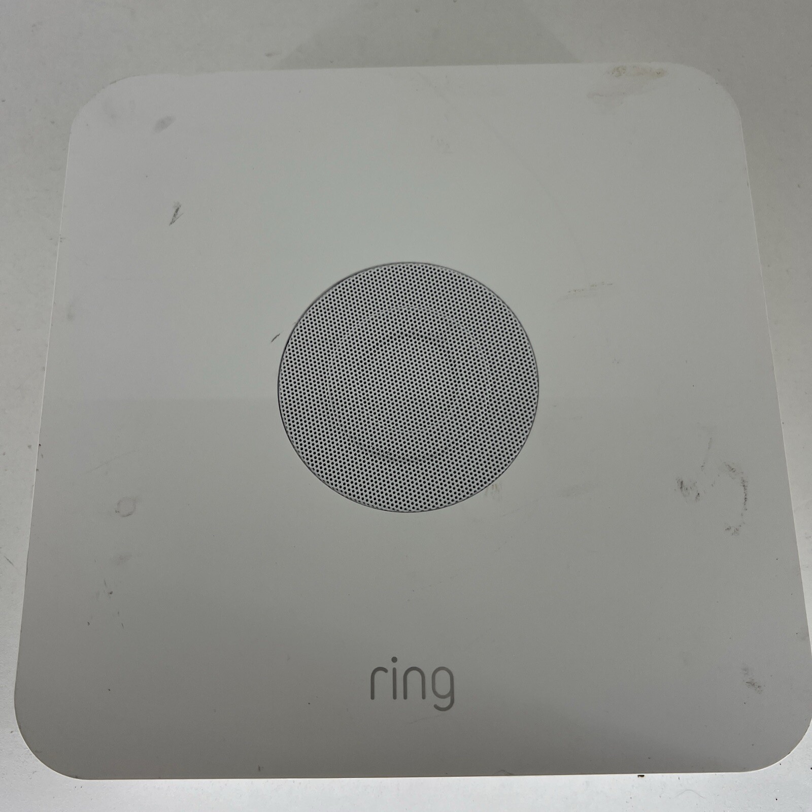 Ring Base Station White WIFI & Ethernet Alarm Security For Parts, Untested