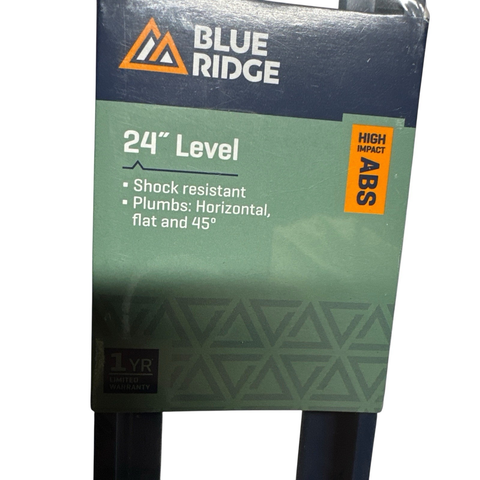 Blue Ridge 24" Plastic Level Tool Lightweight 0.59 lbs Accurate Leveler - NEW