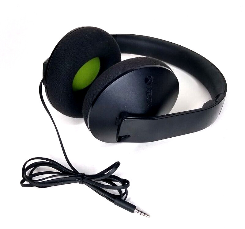 Genuine Authentic Microsoft Xbox One Wired Stereo Headset, Cushioned, 3.5mm