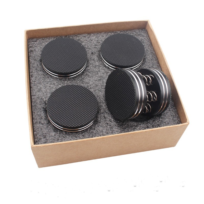 4Pcs Audiophile HiFi Speaker Turntable Isolation Feet Spike Floor Protector Pad