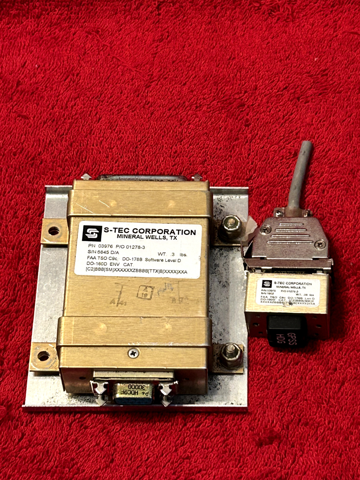 S-TEC GPSS ROLL STEERING CONVERTER P/N 03976 WITH GPSS SWITCH P/N 03975