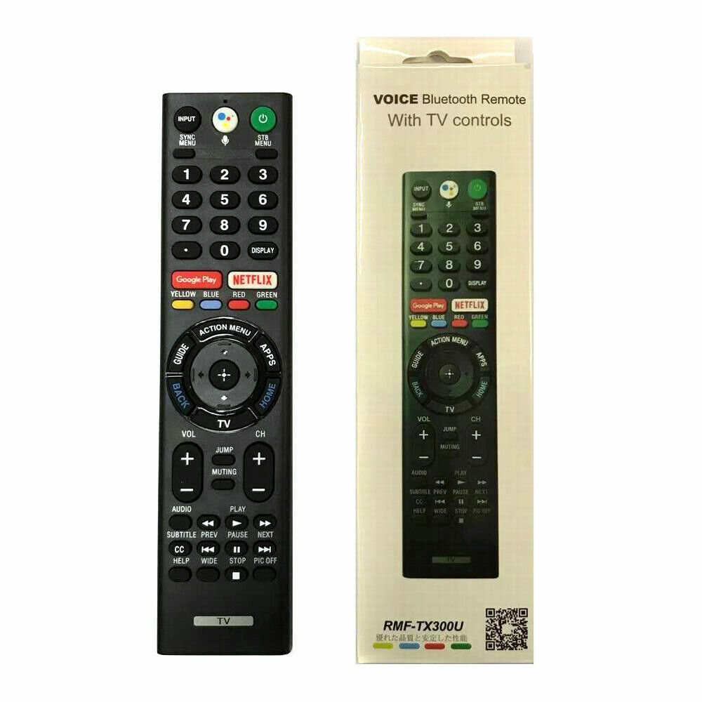 New RMF-TX300U For Sony 4K Smart TV Voice Remote Control RMF-TX600E RMF-TX200P