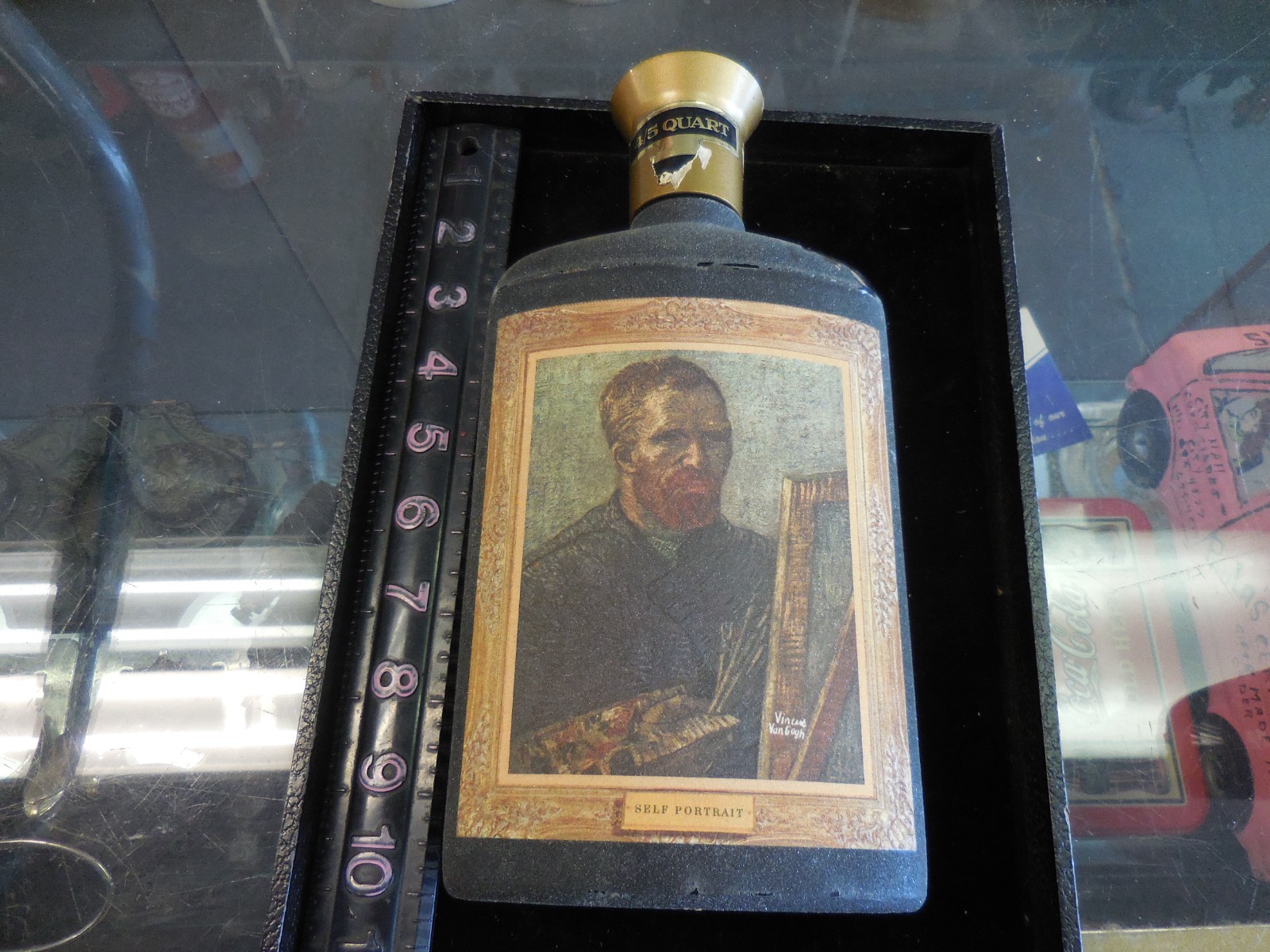 Van Gogh Portrait whiskey bottle by Beam's Choice 1968