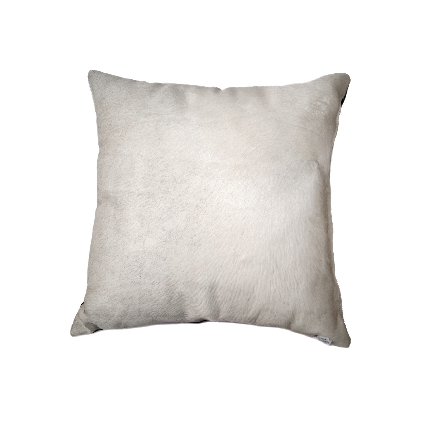 Natural Torino Geneva Cowhide Pillow | Off-white | 18"x18"