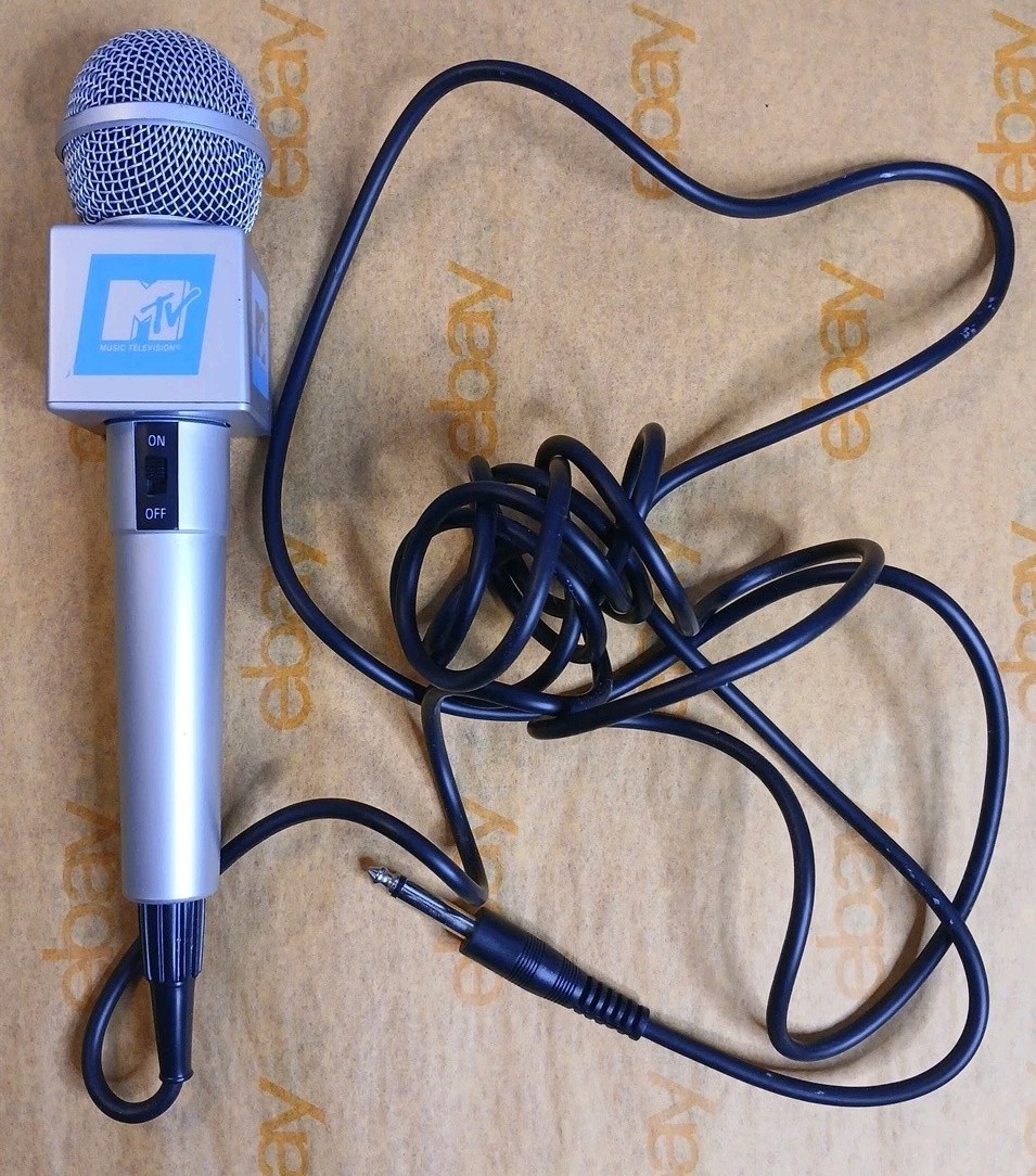 MTV Karaoke Microphone Vintage Tested