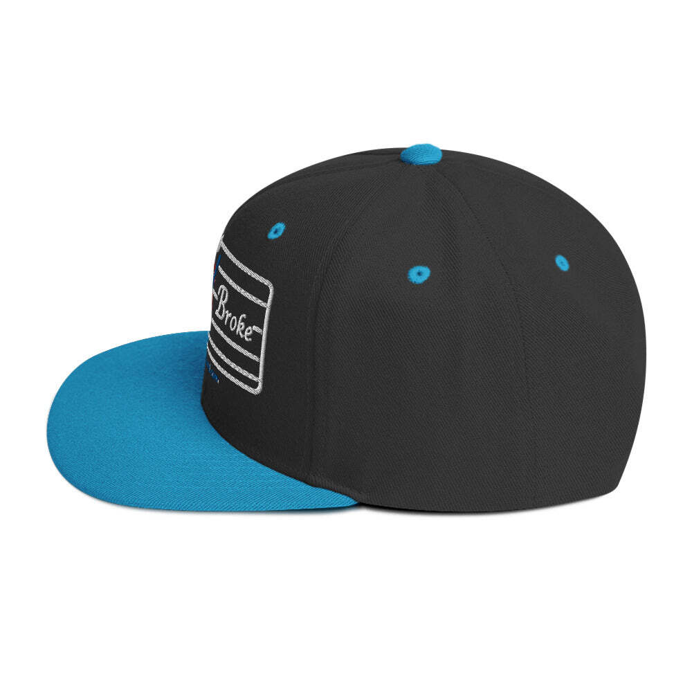 Snapback Hat - Flat Broke Ford Flathead V8
