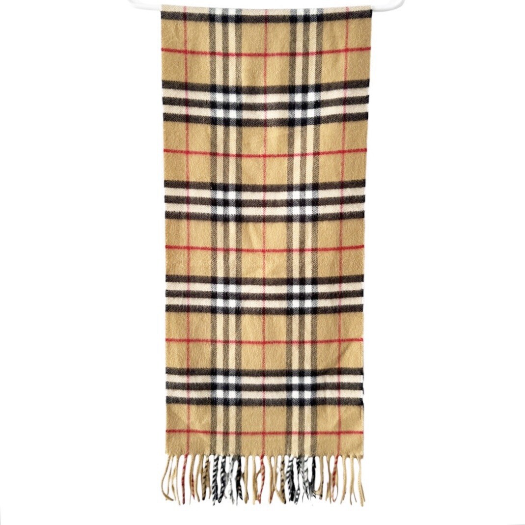 Unisex Fashion Scarf Novacheck Plaid Cashmere Feel Fringed Neck Warmer 12” x 60”
