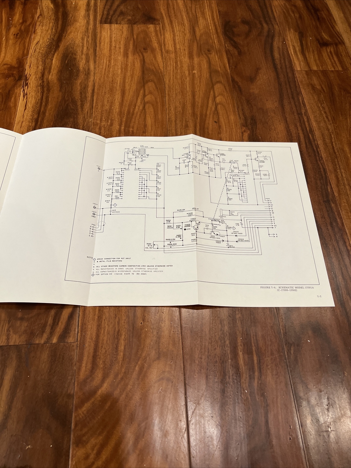 HP 17501A ~ 1 MV Multiple-Span Input Module ~ Operating & Service Manual