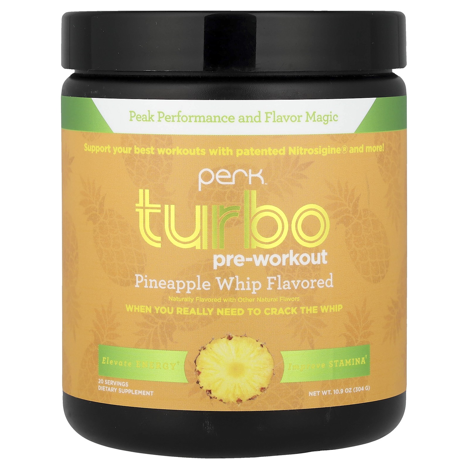 Turbo, Pre-Workout, Pineapple Whip, 10.9 oz (304 g)
