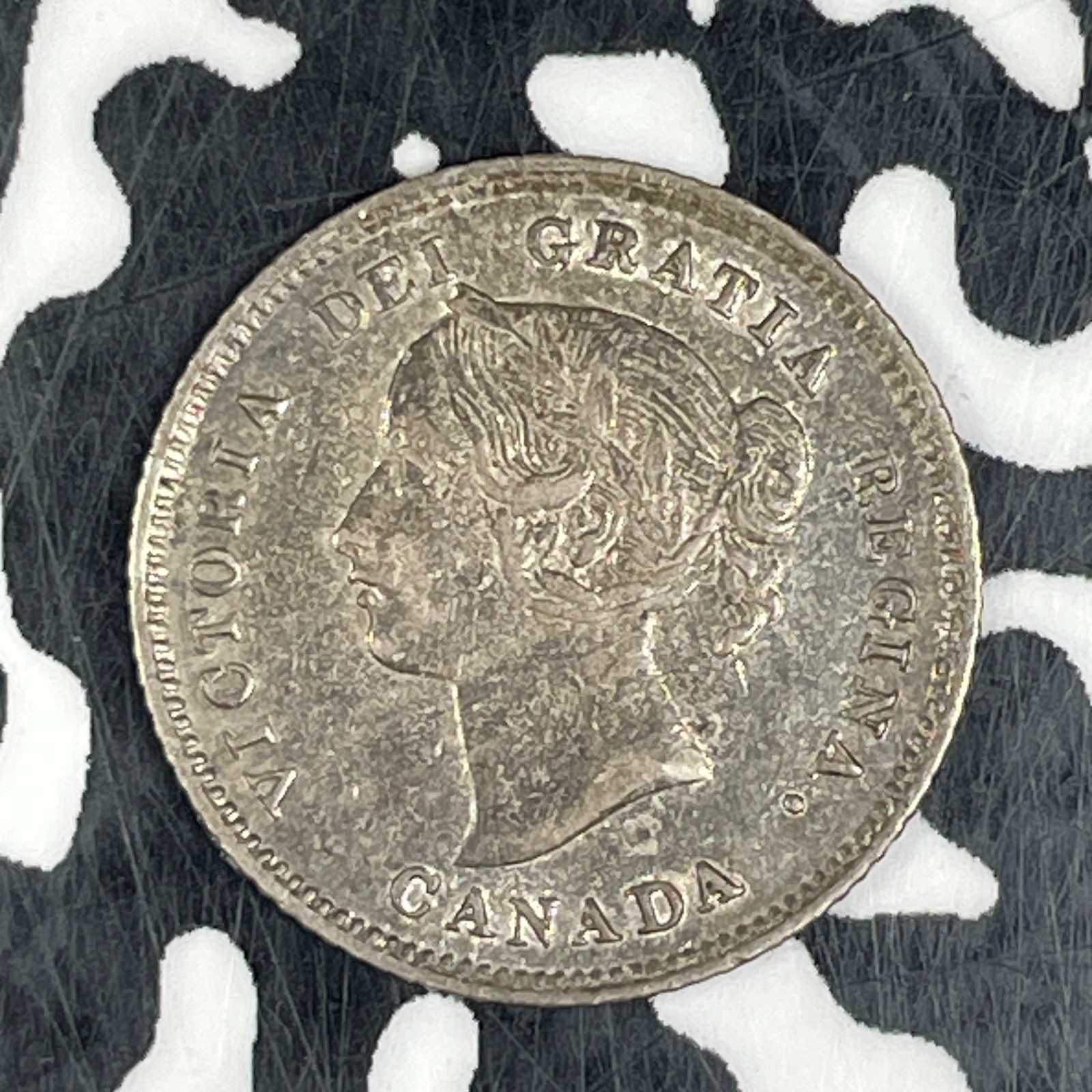 1874-H Canada 5 Cents Lot#JM0711 Silver! Nice!