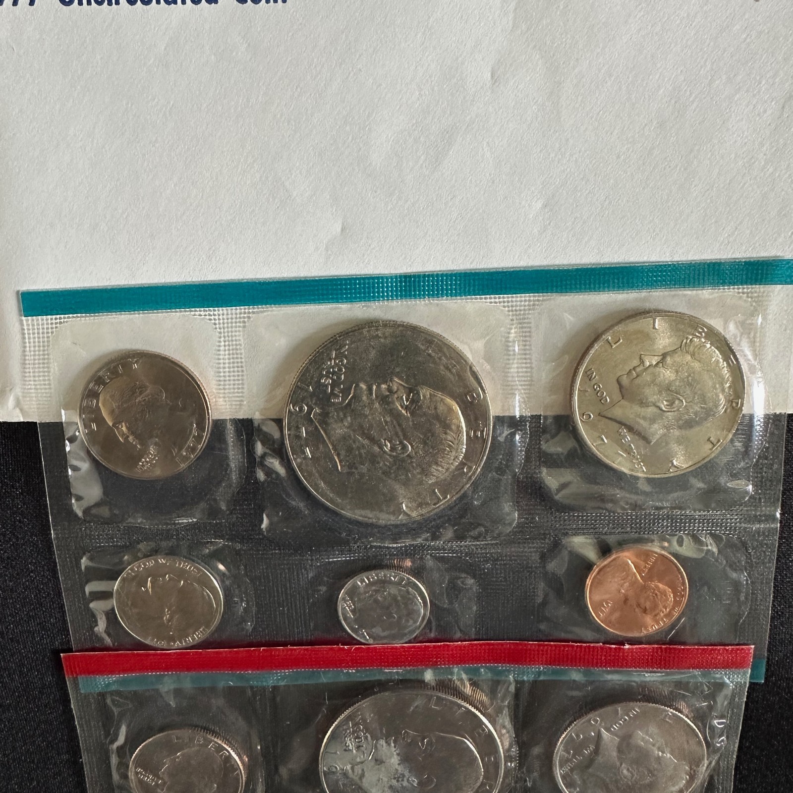1977 Uncirculated US Mint Set P & D w/Original Gov't Packaging