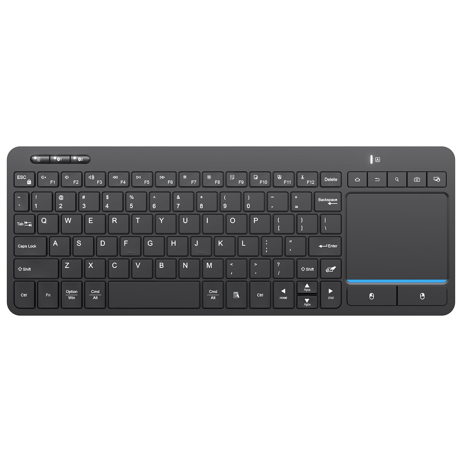 Wireless Bluetooth Keyboard With Trackpad For PC Android Chrome OS Tablet