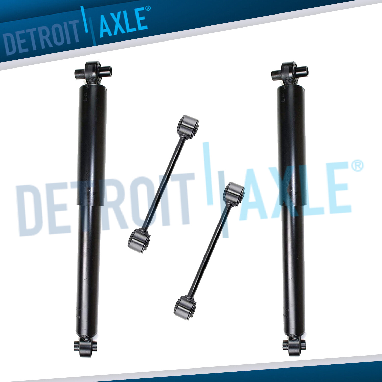 4pc Rear Shocks Absorbers Sway Bar Links Kit for 2001-2010 Chrysler PT Cruiser