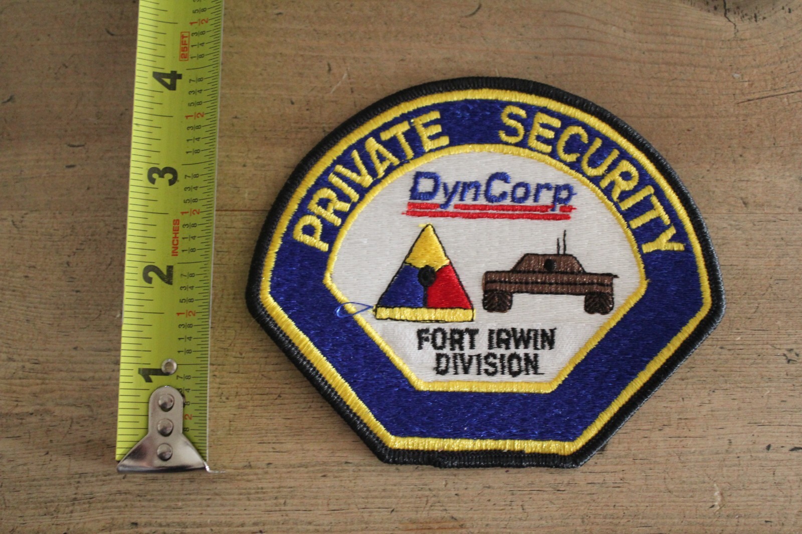 Private Security DynCorp Fort Irwin Division Military Contractor Patch NEW