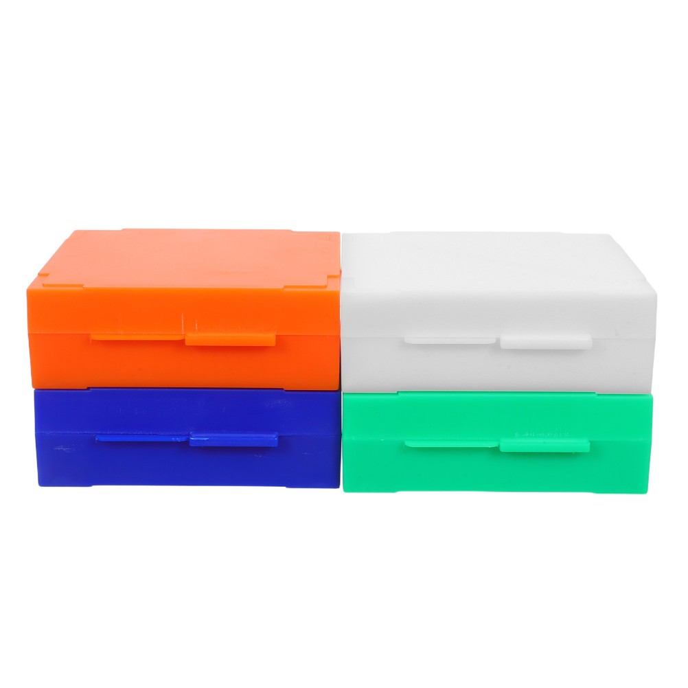 4 Pcs Microscope Slide Case Accessories Storage Plastic Container