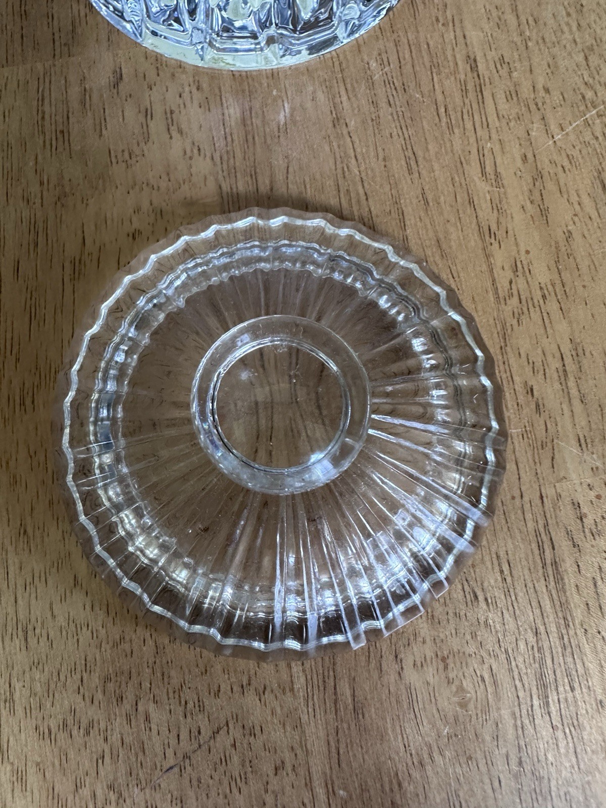 LENOX 7" Clear Crystal Covered Box/Jar in Original Box #6344964
