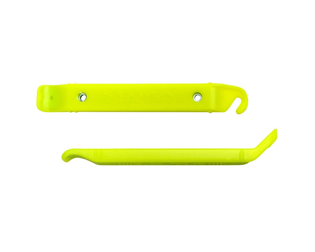 Soma Steel Core Tire Levers (Neon Yellow) (Pair) [80497]