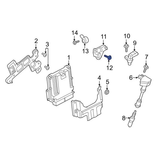 Genuine Water Pump Assembly Screw W500015-S437