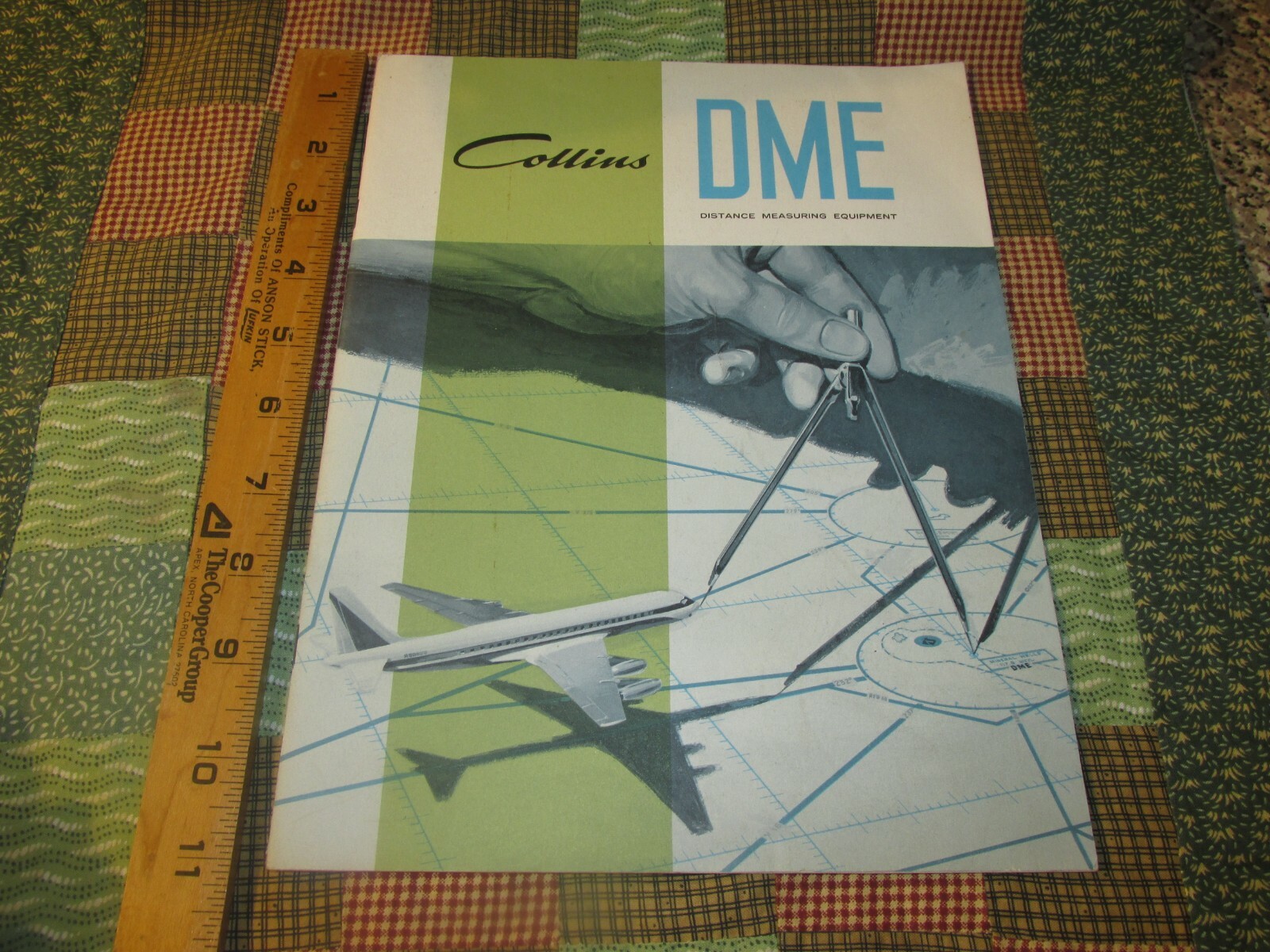 1961 Pilot Book Plane Collins Distance Measuring Equipmet DME catalog Brochure