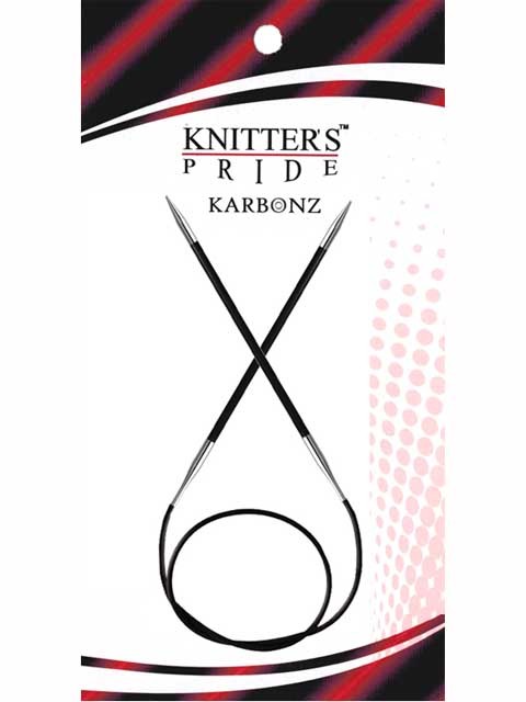 Knitter's Pride ::Karbonz Circular Needles:: 5 US 24 in