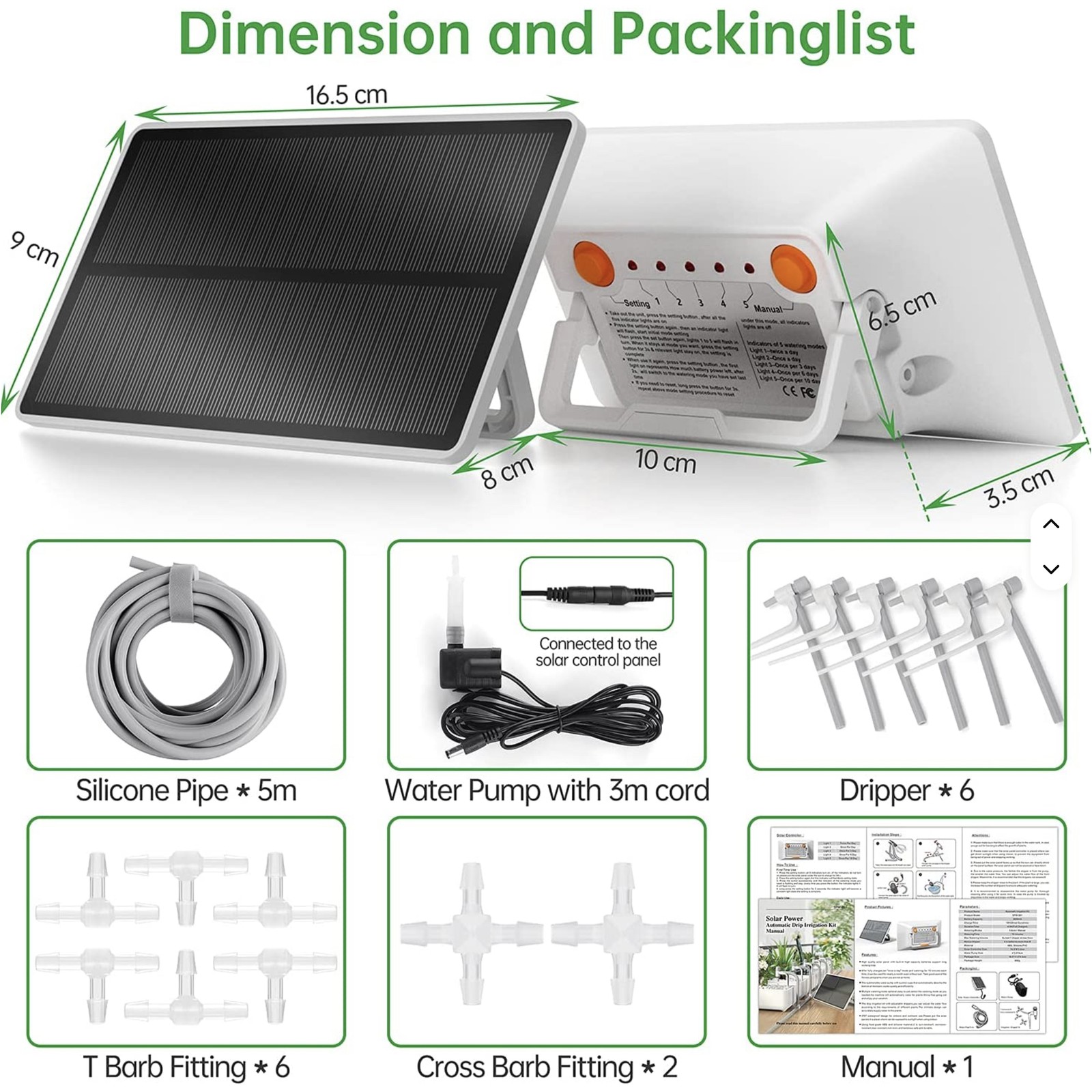 Drip Depot Automatic Solar Drip Watering Kit