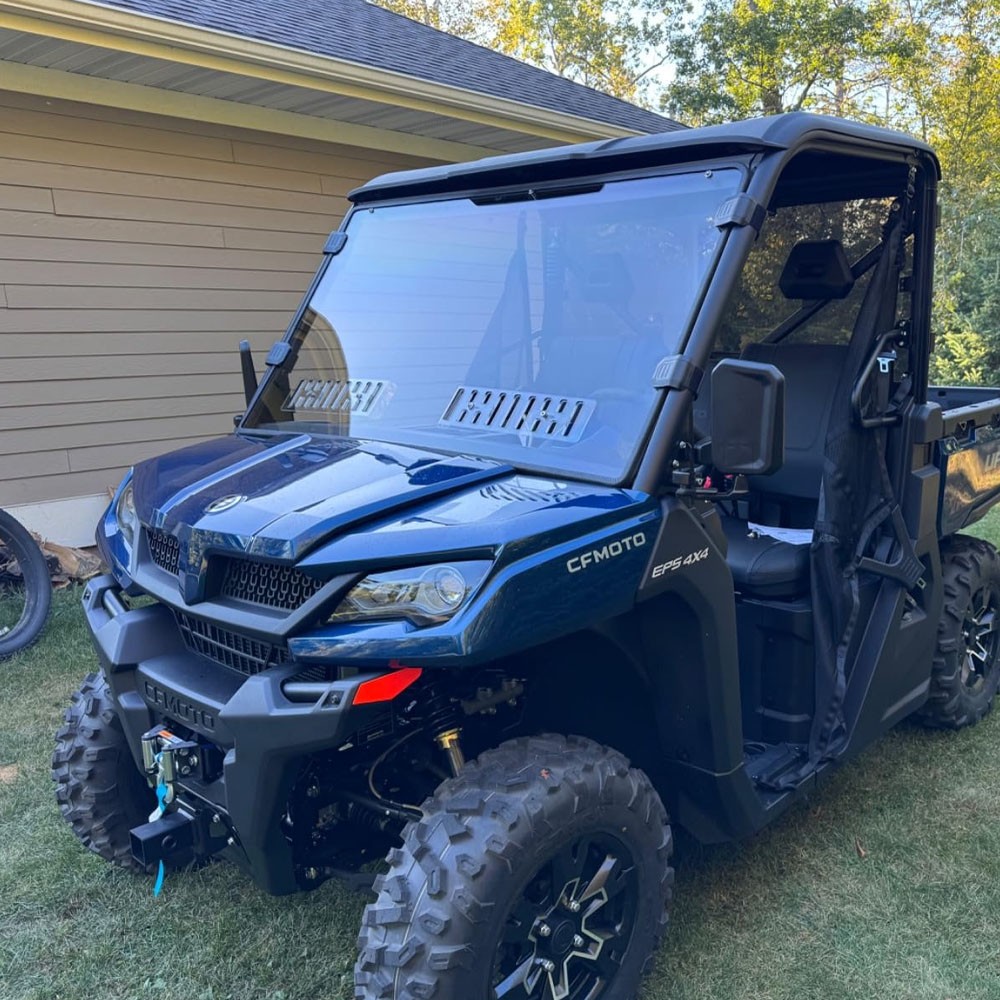 Vented Front Windshield For CF MOTO UFORCE 1000/1000 XL 2019-2024 2025 2026