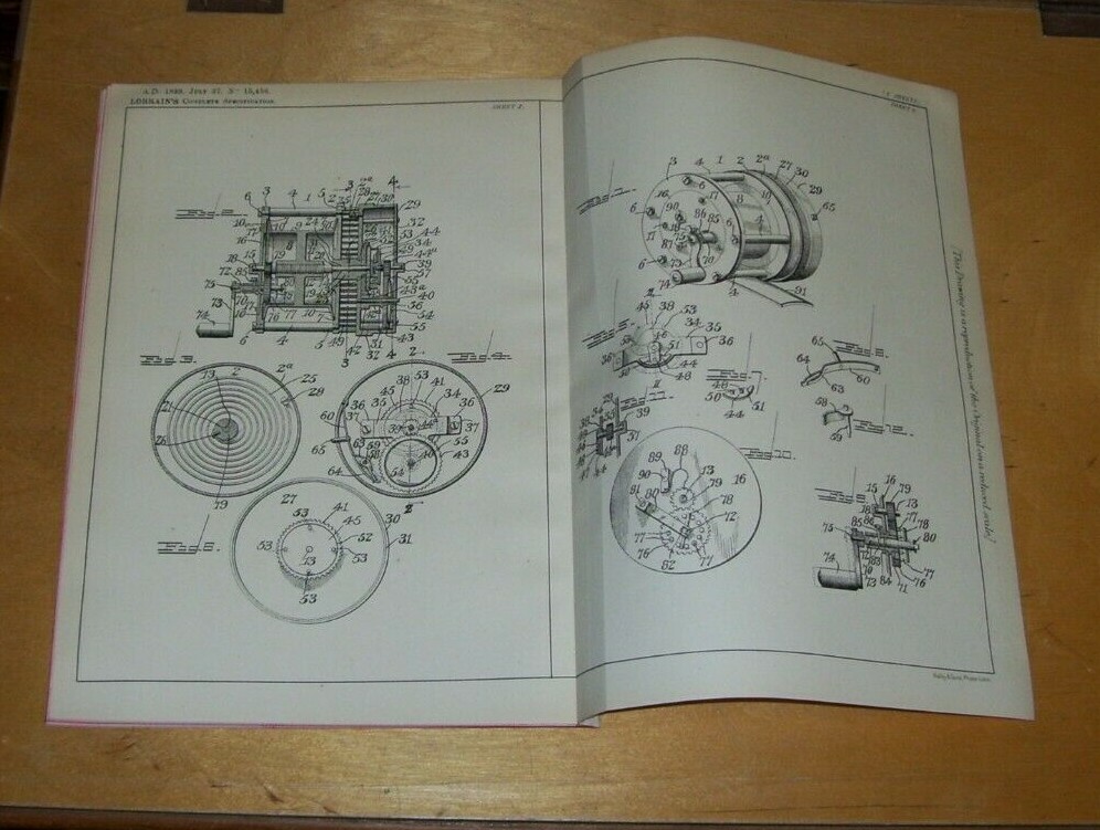 IMPROVEMENTS IN FISHING REELS PATENT QUARLES CLARKSVILLE TENNESSEE USA 1899