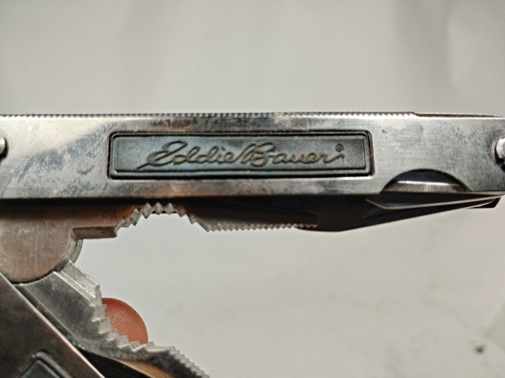 Eddie Bauer Multi-Tool - Stainless - Lock Lever - Very Good Condition