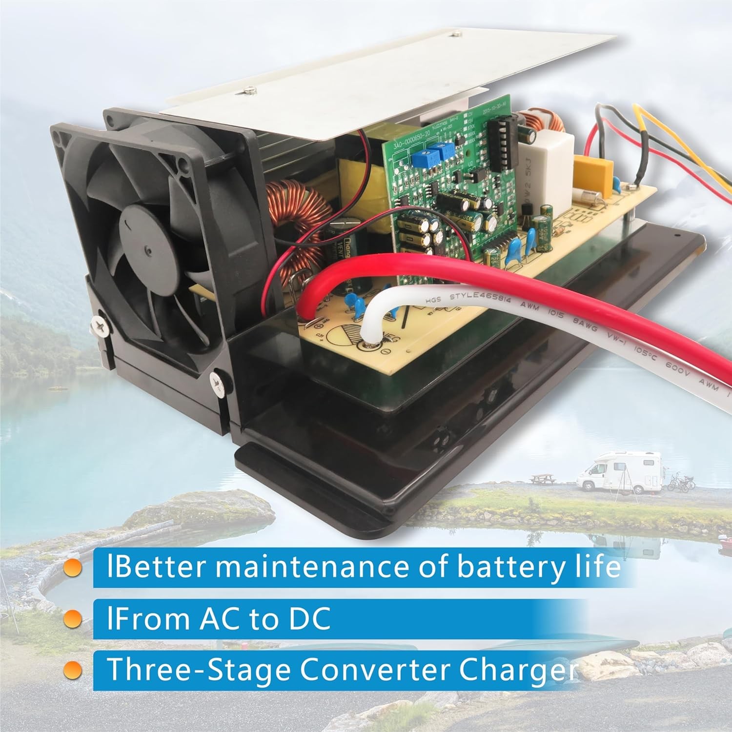WF-8955-MBA Power Converter，Assembly for WF-8955PEC and Parallax 7155...