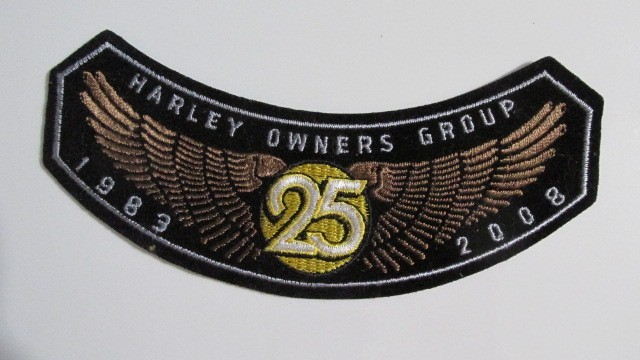 P#38 - Harley Owner's Group HOG Patch 1983, 2008 - NEW