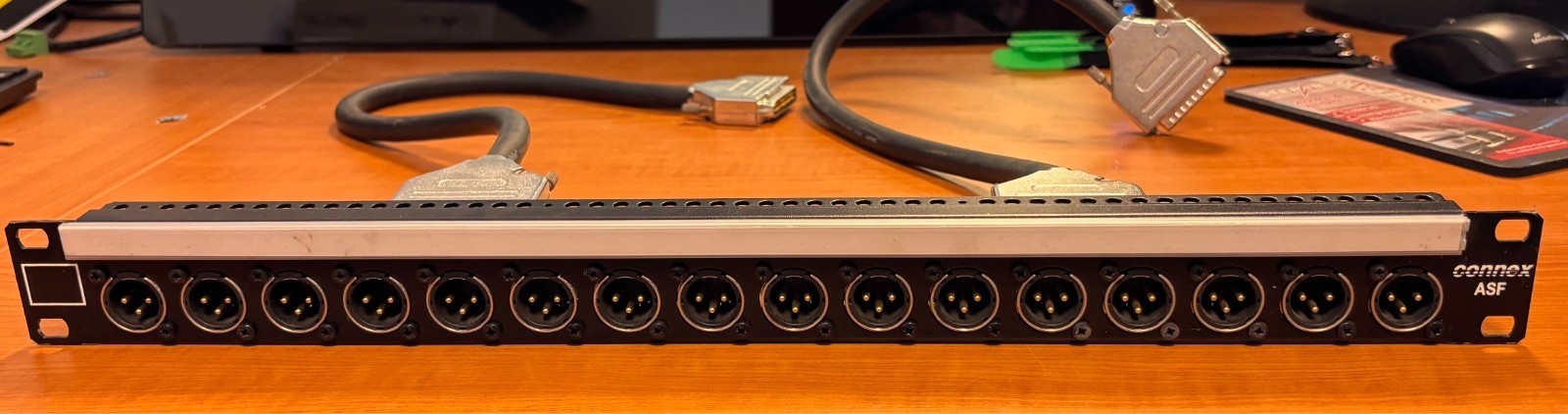 Connex ASF 16-Channel XLR Patch Panel / 16-Channel XLR Patch Panel / Stagebox...